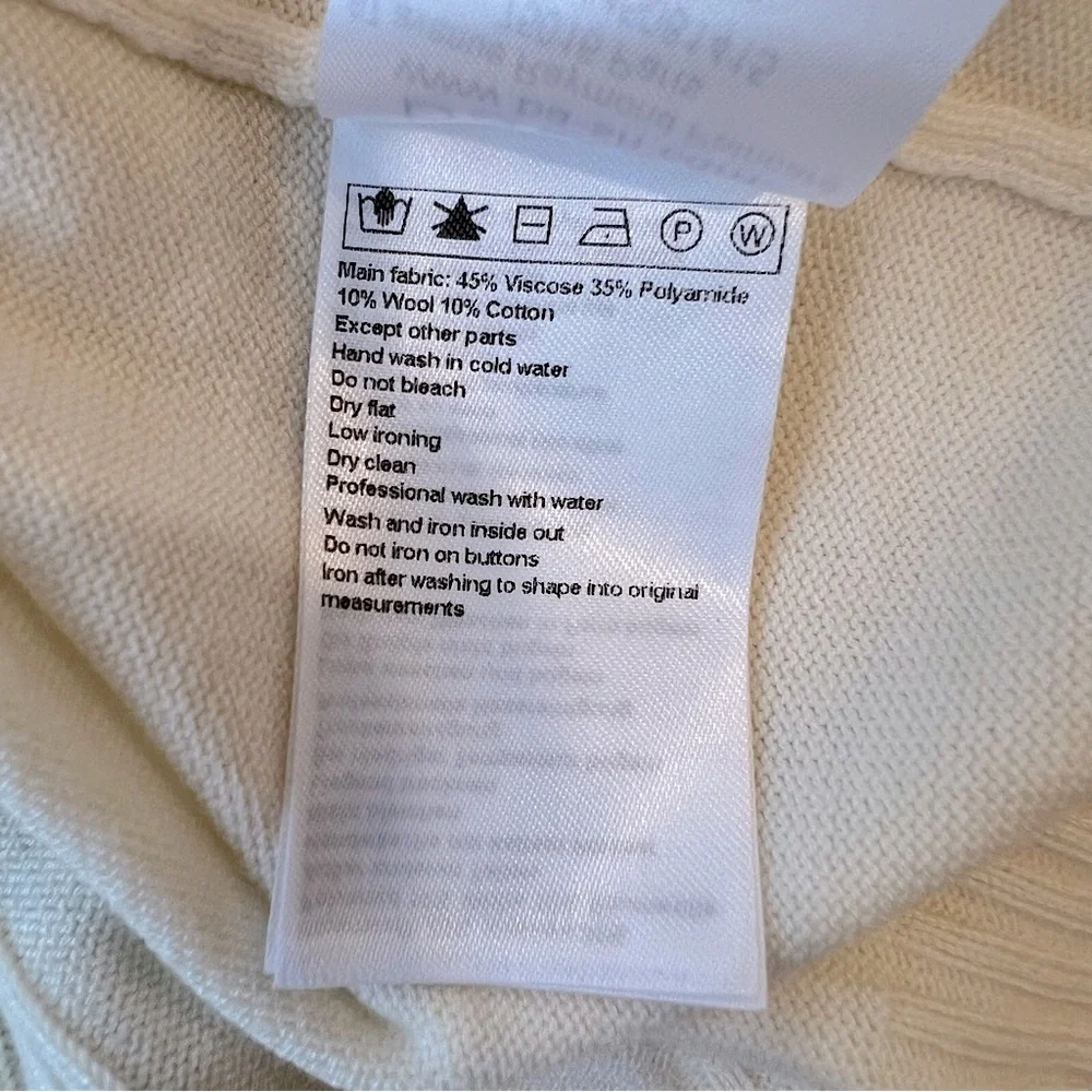 ba&sh White Ribbed Knit Top - Picture 8 of 8
